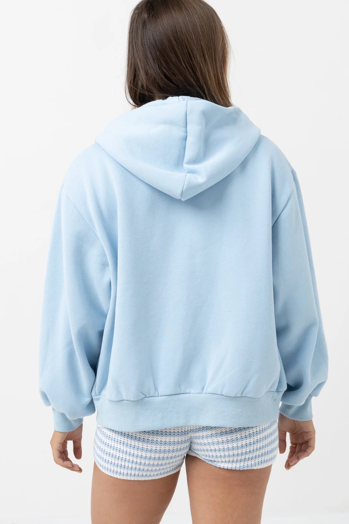 Baby blue hoodie womens clearance
