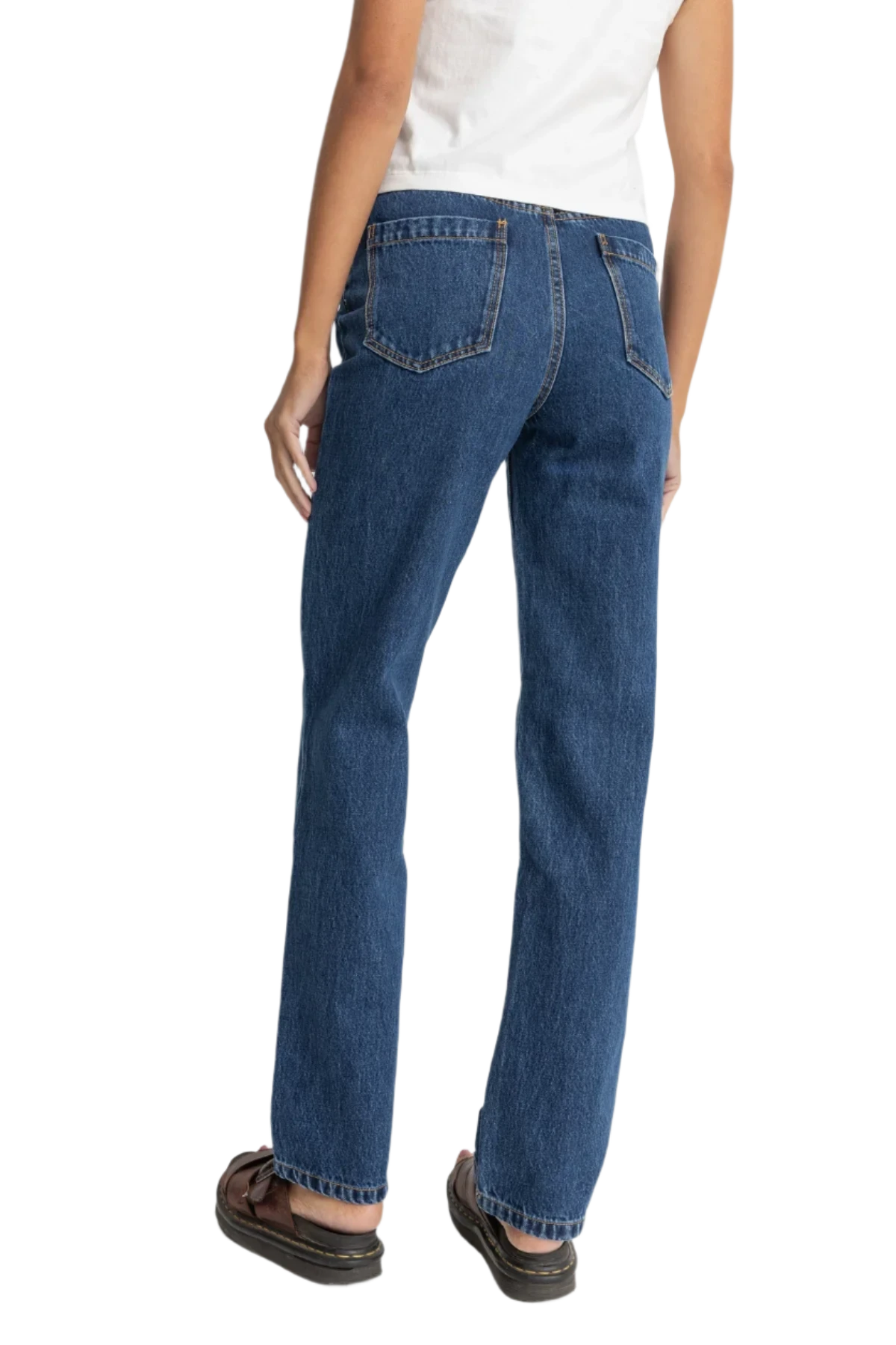 RHYTHM Dakota Straight Leg Jean Pants Dark Wash Women's Pants Rhythm 