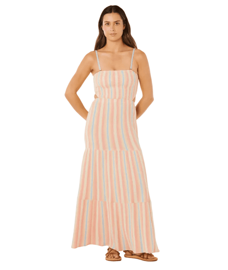 RIP CURL Women's Premium Surf Stripe Maxi Dress Multico Women's Dresses Rip Curl 