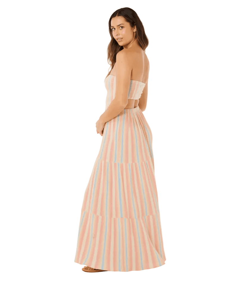 RIP CURL Women's Premium Surf Stripe Maxi Dress Multico Women's Dresses Rip Curl 