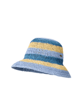 RIP CURL Crochet Bucket Hat Blue/Natural Women's Hats Rip Curl 