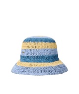 RIP CURL Crochet Bucket Hat Blue/Natural Women's Hats Rip Curl 