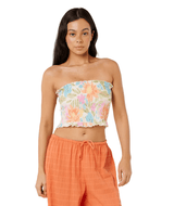 RIP CURL Women's Catalina Island Shirred Top Multi Women's Tank Tops and Halter Tops Rip Curl 