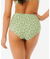 RIP CURL Women's Summer Check Jacquard Boyleg Bikini Bottom Green Women's Bikini Bottoms Rip Curl 