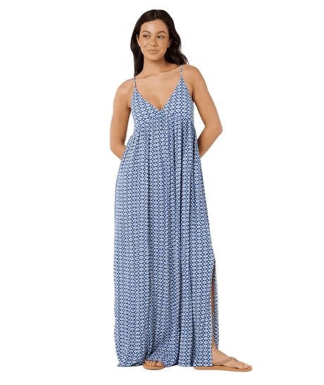 RIP CURL Women's Party Pack Maxi Dress Vintage Navy Women's Dresses Rip Curl 