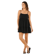 RIP CURL Women's Classic Surf Cover Up Black Women's Dresses Rip Curl 
