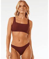 RIP CURL Women's Premium Surf Cheeky Bikini Bottom Plum Women's Bikini Bottoms Rip Curl 