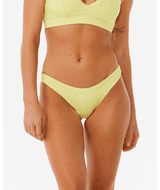 RIP CURL Women's Premium Surf Cheeky Bikini Bottom Bright Yellow Women's Bikini Bottoms Rip Curl 
