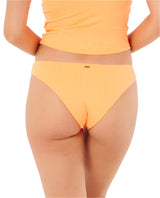 RIP CURL Women's Premium Surf Cheeky Bikini Bottom Electric Peach Women's Bikini Bottoms Rip Curl 