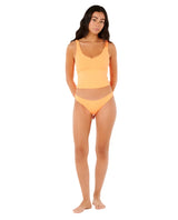 RIP CURL Women's Premium Surf Cheeky Bikini Bottom Electric Peach Women's Bikini Bottoms Rip Curl 
