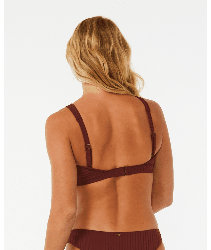 RIP CURL Premium Surf D-DD Crop Bikini Top Plum Women's Bikini Tops Rip Curl 