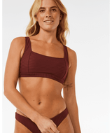 RIP CURL Premium Surf D-DD Crop Bikini Top Plum Women's Bikini Tops Rip Curl 