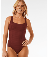 RIP CURL Women's Premium Surf D-DD Full Coverage One Piece Swimsuit Plum Women's One Pieces Rip Curl 