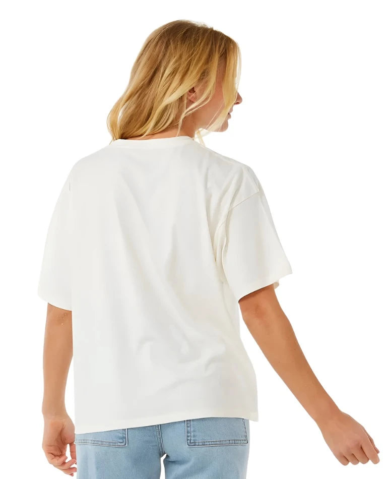 RIPCURL Women's Tropical Tour Heritage T-Shirt Bone Women's T-Shirts Rip Curl 