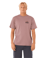 RIP CURL VaporCool Search Trek T-Shirt Twilight Mauve Men's Short Sleeve T-Shirts Rip Curl 