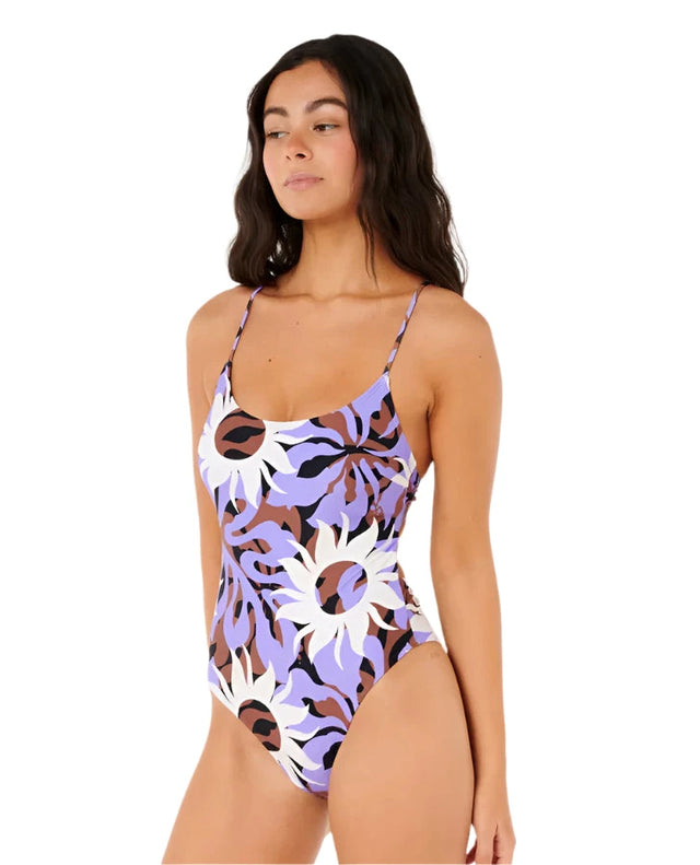 RIP CURL Women's Cala Nights Cheeky One Piece Multico Women's One Pieces Rip Curl 