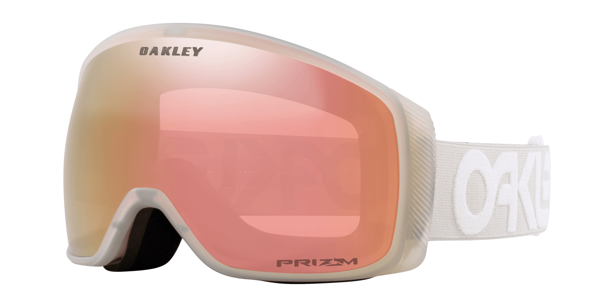 OAKLEY Flight Tracker M Matte Cool Grey - Prizm Rose Gold Iridium Snow Goggle Snow Goggles Oakley 