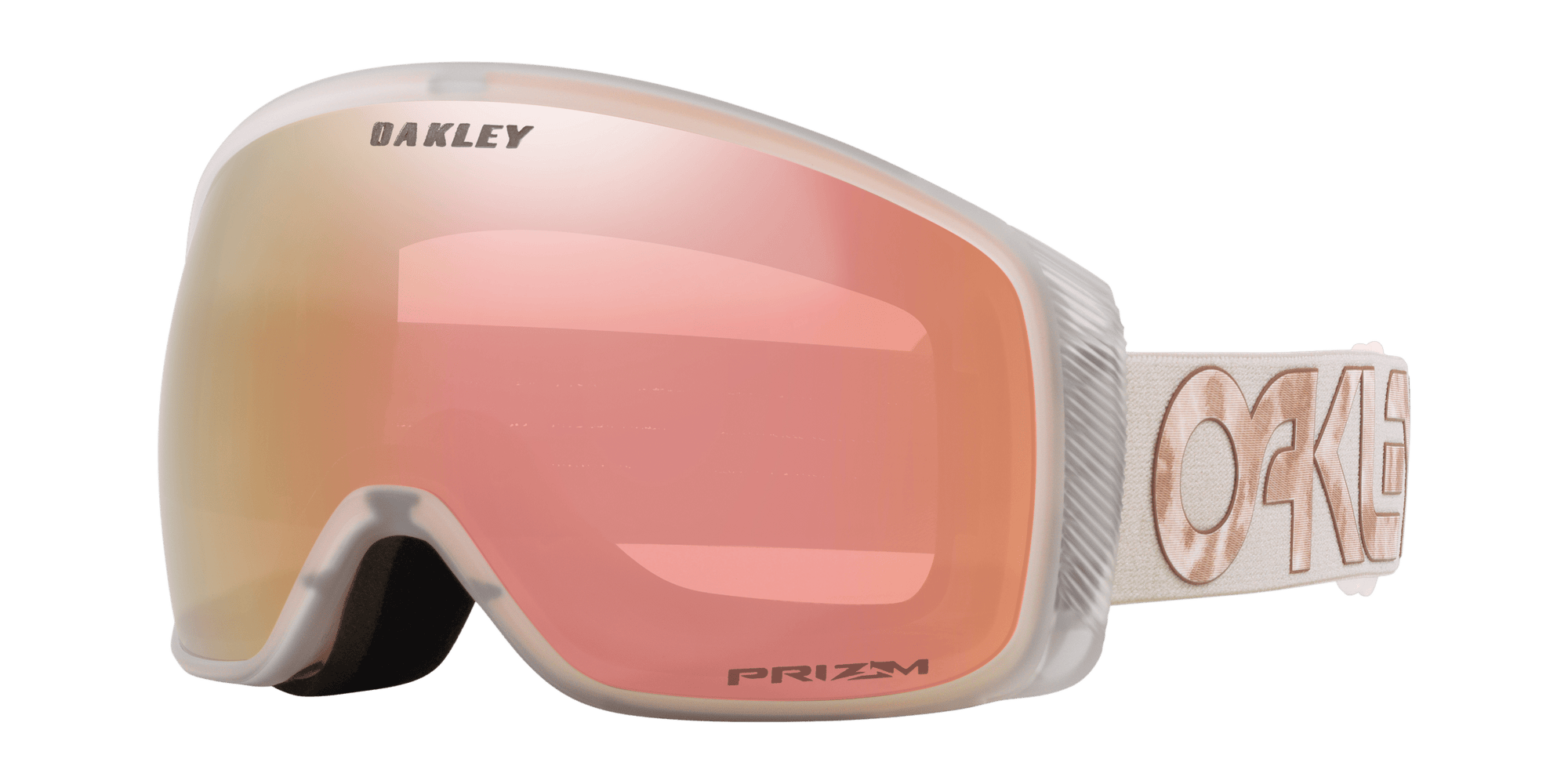 OAKLEY Flight Tracker M B1b Hummus - Prizm Rose Gold Iridium Snow Goggle Snow Goggles Oakley 