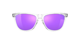 OAKLEY Frogskins Polished Clear - Prizm Violet Sunglasses Sunglasses Oakley 