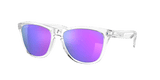 OAKLEY Frogskins Polished Clear - Prizm Violet Sunglasses Sunglasses Oakley 