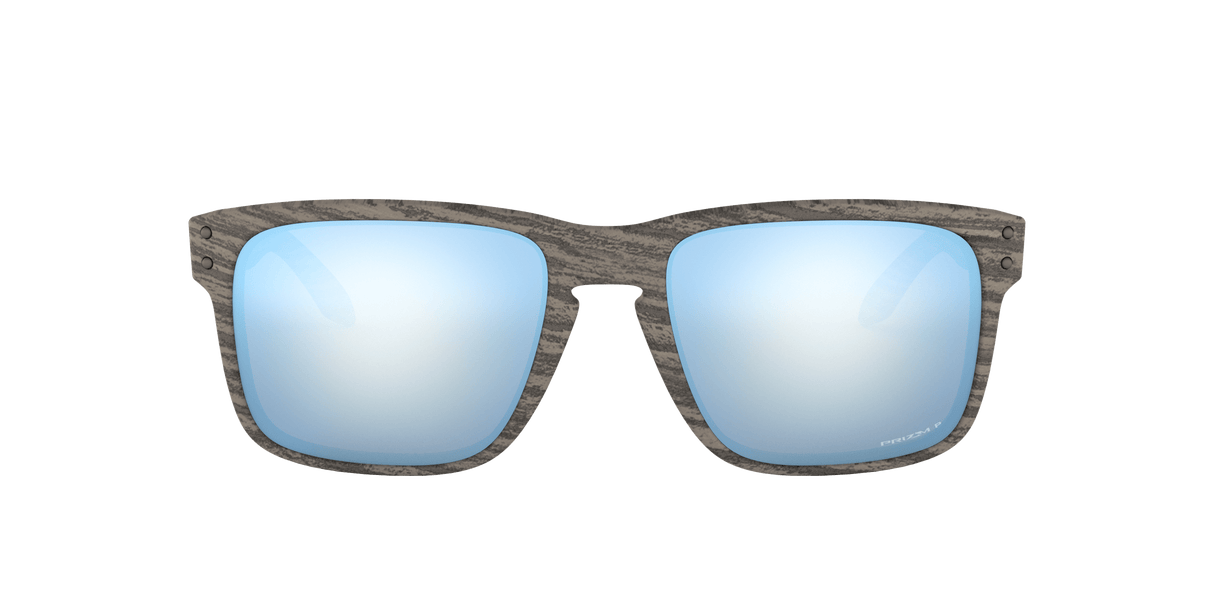 OAKLEY Holbrook Woodgrain - Prizm Deep Water Polarized Sunglasses Sunglasses Oakley 