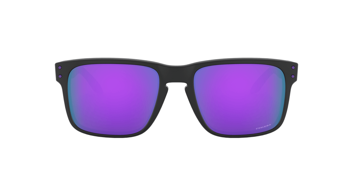 OAKLEY Holbrook Matte Black - Prizm Violet Sunglasses Sunglasses Oakley 