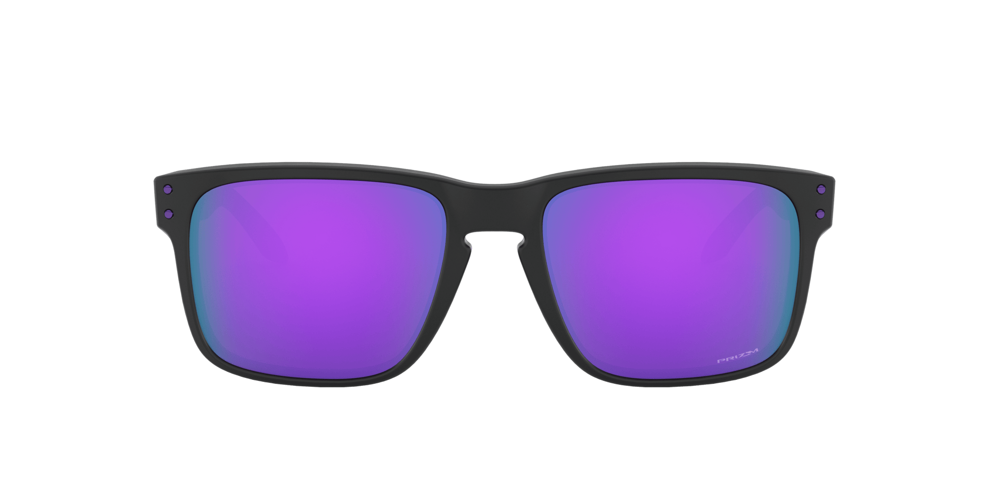 OAKLEY Holbrook Matte Black - Prizm Violet Sunglasses Sunglasses Oakley 