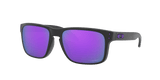 OAKLEY Holbrook Matte Black - Prizm Violet Sunglasses Sunglasses Oakley 