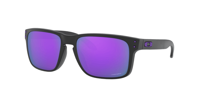 OAKLEY Holbrook Matte Black - Prizm Violet Sunglasses Sunglasses Oakley 
