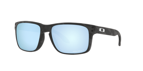 OAKLEY Holbrook Matte Black Camo - Prizm Deep Water Polarized Sunglasses Sunglasses Oakley 
