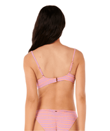 RIP CURL Women's Isles Plaid D-DD Balconette Purple Women's Bikini Tops Rip Curl 