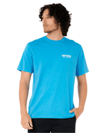RIP CURL Surf Revival Sunsets T-Shirt Blue Paint Men's Short Sleeve T-Shirts Rip Curl 