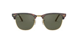 RAY-BAN Clubmaster Red Havana - Green Classic G-15 Polarized Sunglasses Sunglasses Ray-Ban 
