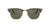 RAY-BAN Clubmaster Red Havana - Green Classic G-15 Polarized Sunglasses Sunglasses Ray-Ban 