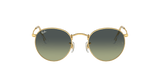 RAY-BAN Round Metal Polished Gold - Green Vintage Sunglasses Sunglasses Ray-Ban 