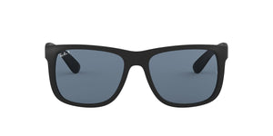 RAY-BAN Justin Rubber Black - Dark Blue Polarized Sunglasses Sunglasses Ray-Ban 