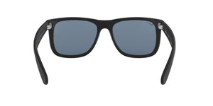 RAY-BAN Justin Rubber Black - Dark Blue Polarized Sunglasses Sunglasses Ray-Ban 