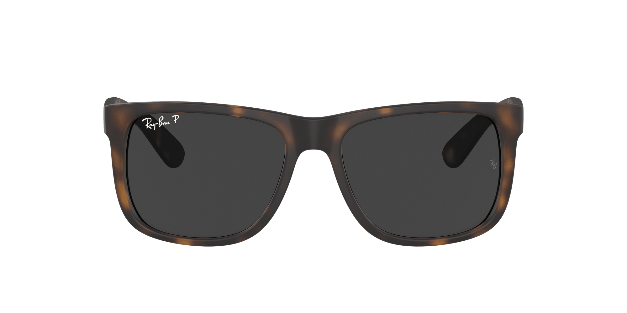 RAY-BAN Justin Classic Matte Havana - Dark Grey Polarized Sunglasses Sunglasses Ray-Ban 