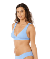 RIP CURL Women's Premium Surf D-DD Deep V Bikini Top Light Blue Women's Bikini Tops Rip Curl 