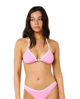 RIP CURL Women's Classic Surf Sliding Triangle Bikini Top Fuchsia Women's Bikini Tops Rip Curl 