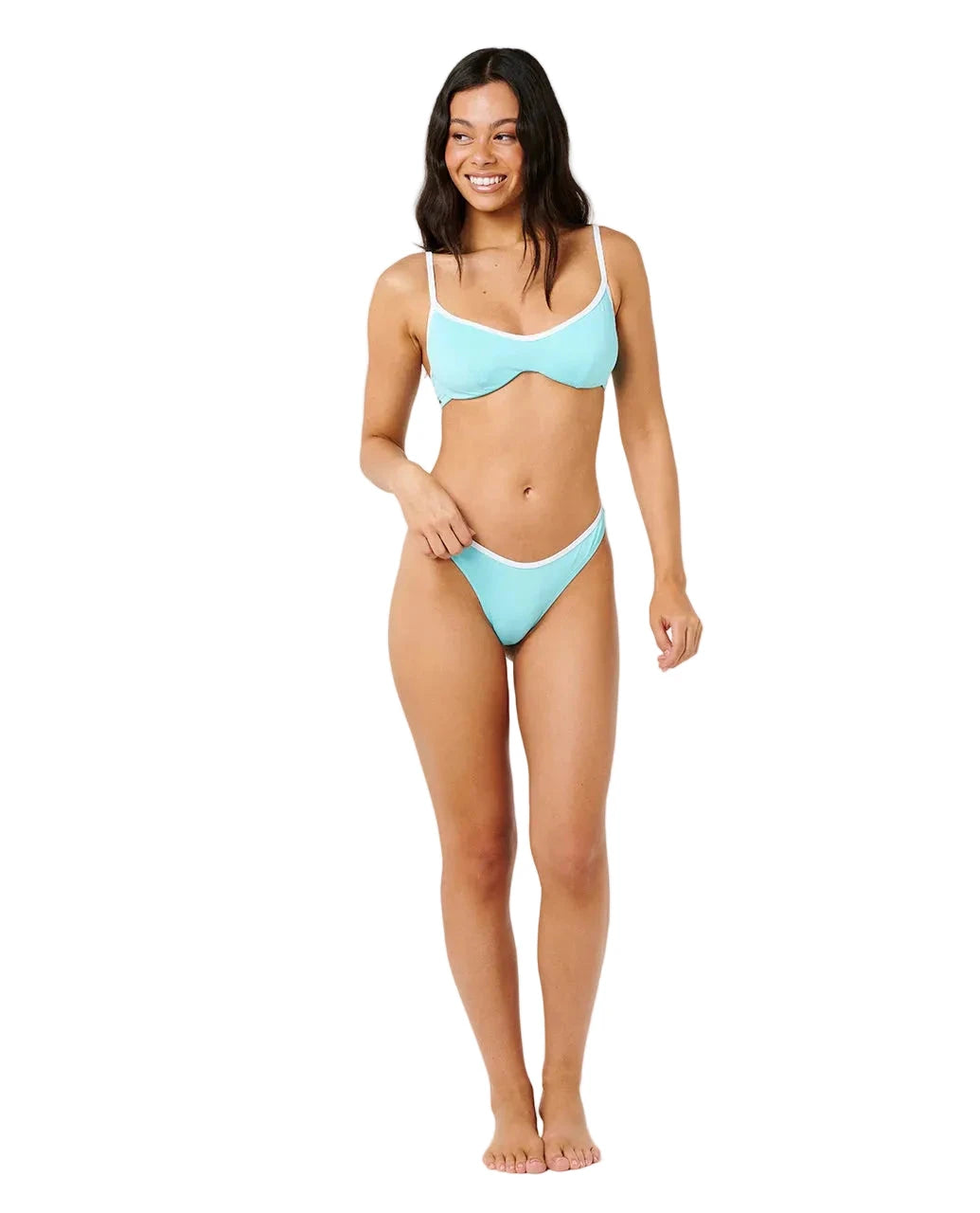RIP CURL Women's Classic Surf DD Bikini Top Sea Blue Women's Bikini Tops Rip Curl 