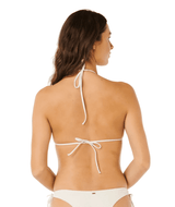RIP CURL Women's Oasis Sliding Triangle Bikini Top Bone Women's Bikini Tops Rip Curl 