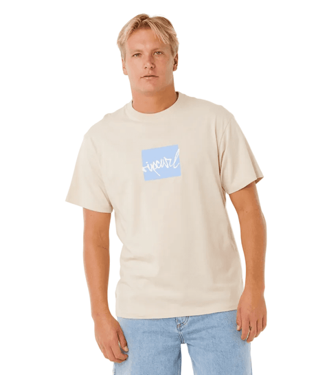 RIP CURL Rip Script Icon T-Shirt Vintage White Men's Short Sleeve T-Shirts Rip Curl 