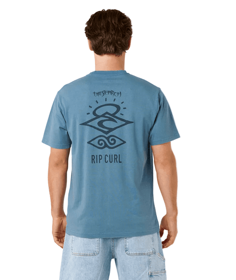 RIP CURL Search Icon Relaxed T-Shirt Bluefin Men's Short Sleeve T-Shirts Rip Curl 
