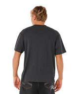 RIP CURL Inner Visions Rotten Sun T-Shirt Washed Black Men's Short Sleeve T-Shirts Rip Curl 