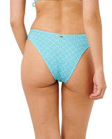 RIP CURL Women's Moon Geo Hi Leg Cheeky Bikini Bottom Blue Women's Bikini Bottoms Rip Curl 