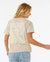RIPCURL Women's Line Up Relaxed T-Shirt Natural Women's T-Shirts Rip Curl 