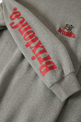 BRIXTON Women's Inwood Oversized Fleece Crewneck Heather Grey Women's Crewnecks Brixton 