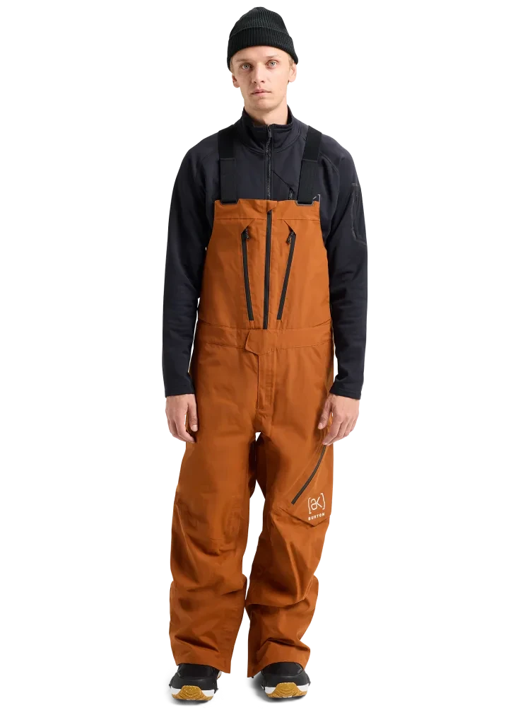 BURTON [ak] Cyclic GORE-TEX 2L Bib Snow Pants Chestnut Brown 2026 Men's Snow Bib Pants Burton 