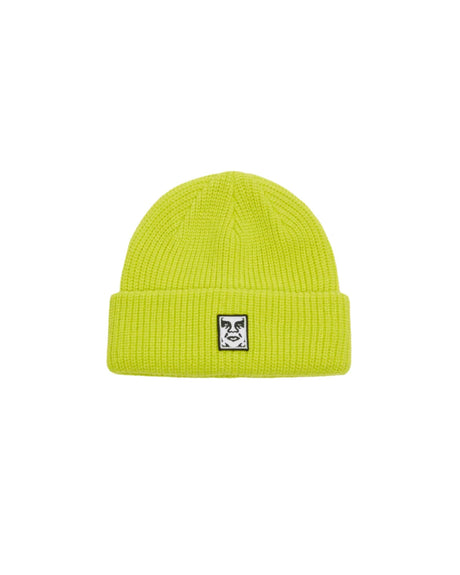 OBEY Mid Icon Patch Cuff Beanie Evening Primrose Men's Beanies Obey 